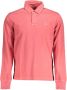 Gant Ele langemouw katoenen poloshirt in roze Red Heren - Thumbnail 1