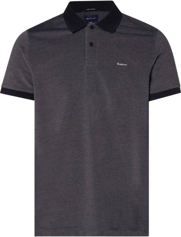 Gant Regular fit poloshirt met labelstitching model 'OXFORD' - Foto 2