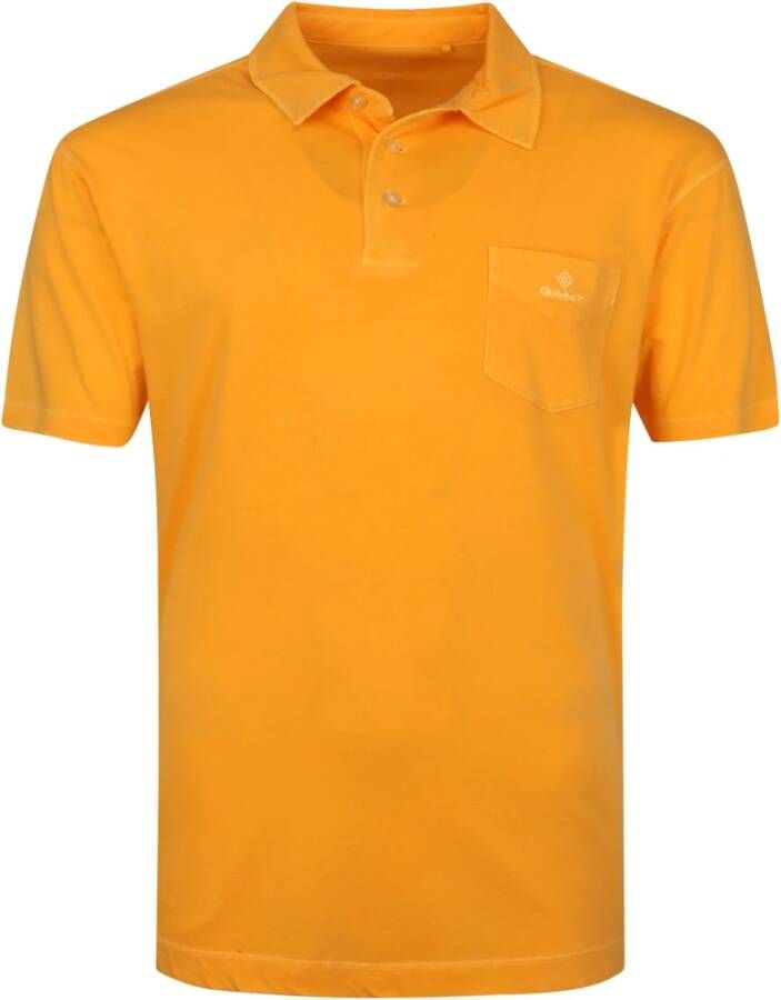 Gant Polo Shirts Oranje Heren
