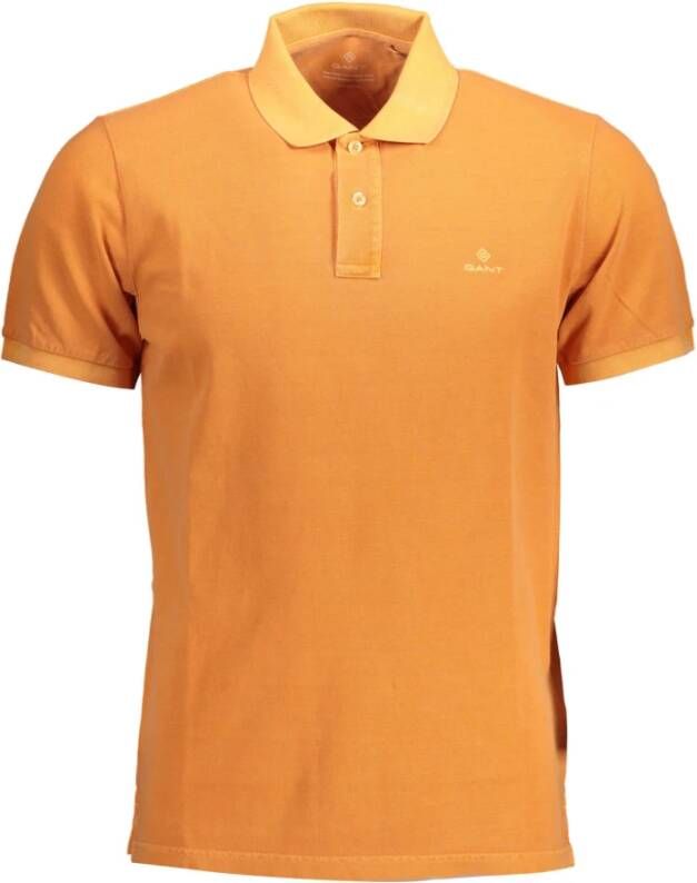 Gant Polo Shirts Orange Heren