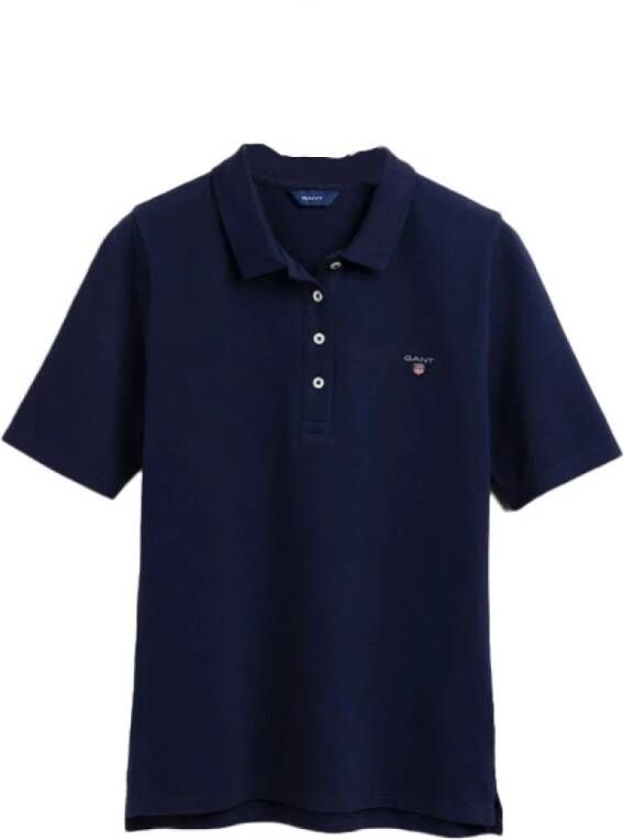 Gant Poloshirt Blauw Heren