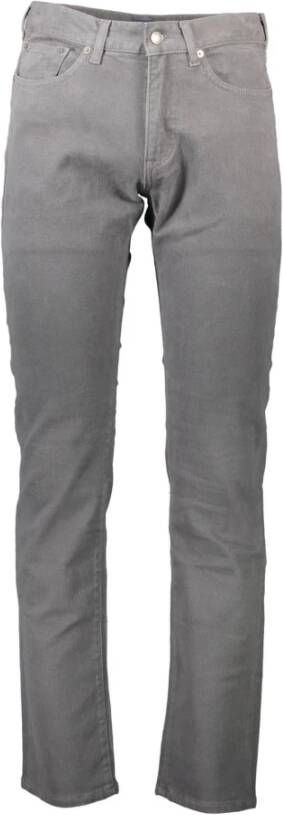 Gant Rechte Broek Grijs Heren