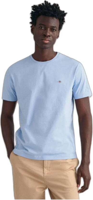 Gant Reg Shield T-shirt Blue Heren