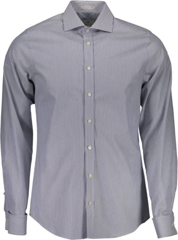 Gant Shirts Blauw Heren