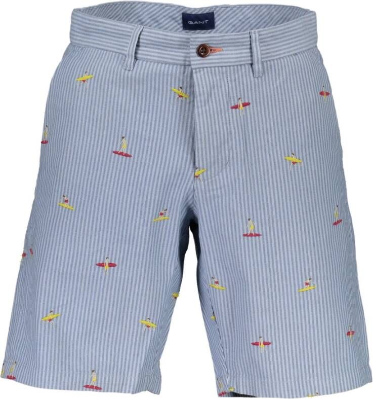 Gant Short Shorts Blauw Heren