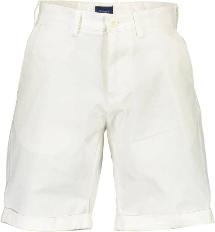 Gant Regular Sunfaded Shorts Wit Heren