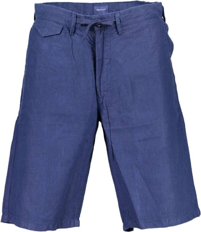 Gant Shorts Blauw Heren