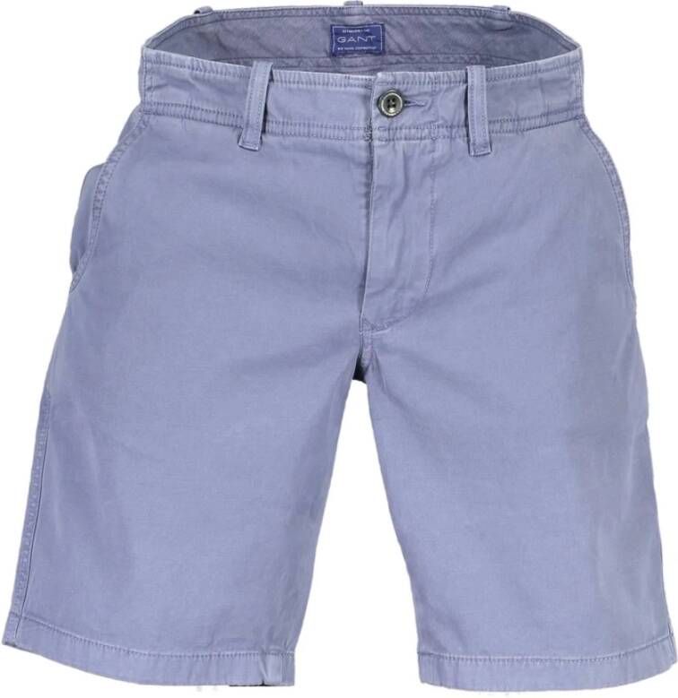 Gant Casual Shorts Blauw Heren