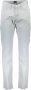 Gant Heren Grijze Broek 5 Zakken Knoop Rits Logo Gray Heren - Thumbnail 1