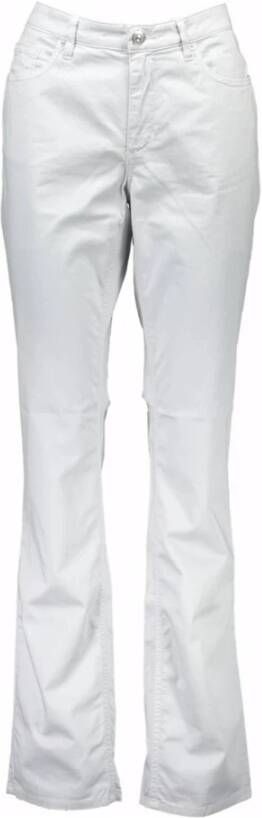Gant Gray Cotton Jeans & Pant Grijs