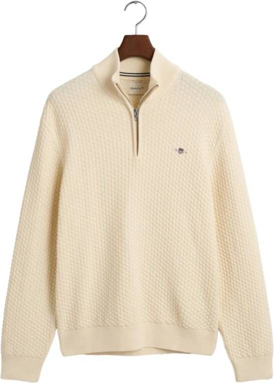 Gant Stijlvolle Pullover Beige Heren