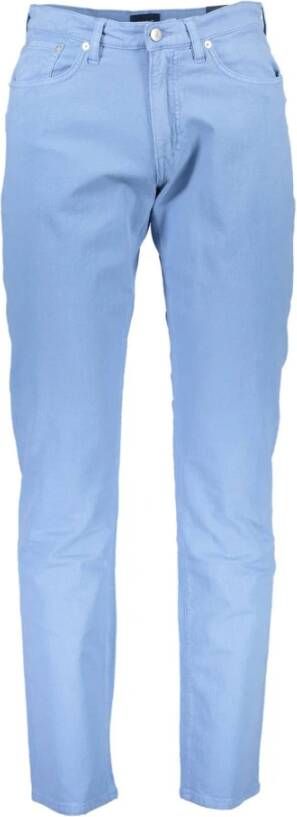 Gant Light Blue Jeans & Pant Blauw Heren