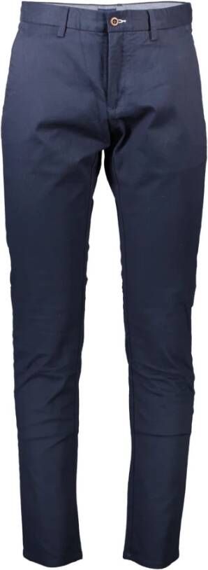 Gant Blue Cotton Jeans Pant Blauw Heren