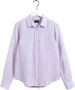 Gant Vintage Gestreepte Overhemd Purple Dames - Thumbnail 1