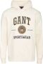 Gant Moderne Crest Sweatshirt Beige Heren - Thumbnail 1