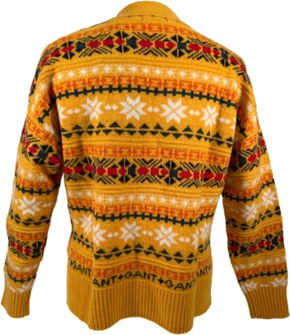 Gant Sweatshirts; Hoodies Geel Heren
