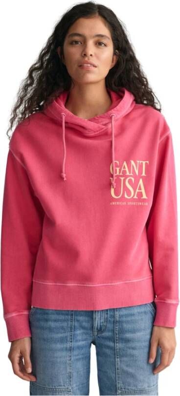 Gant Sweatshirts Hoodies Roze Dames