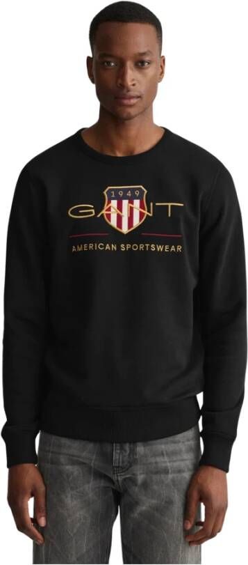 Gant Sweatshirts Zwart Heren