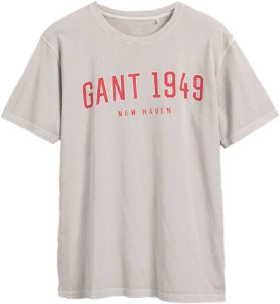 Gant t-shirt Beige Heren