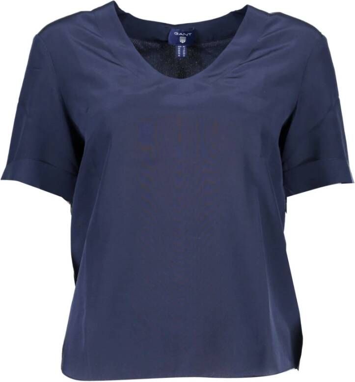 Gant T-Shirts Blauw Dames