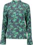 Gant Groene Pullover met Stijlvolle Mokka Kraag Green Dames - Thumbnail 1