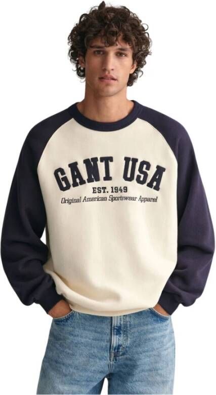 Gant USA Sweatshirt Beige Heren