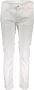 Gant Witte Damesbroek 5 Zakken Knoop Rits Logo Multicolor Dames - Thumbnail 1