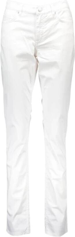 Gant Witte sbroek Slim Fit Logo White