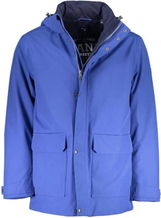 Gant Winter Jackets Blauw Heren