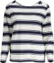 Gant Ele e witte katoenen V-hals longsleeve shirt White Dames - Thumbnail 1