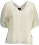 Gant Witte T-shirt met korte mouwen voor vrouwen White Dames - Thumbnail 1