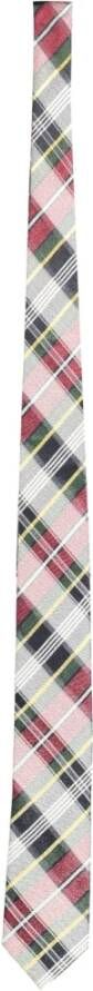 Gant Rode Zijden Stropdas met Contrasterende Details Multicolor Heren