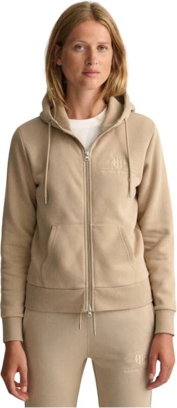 Gant Zip-throughs Beige Dames