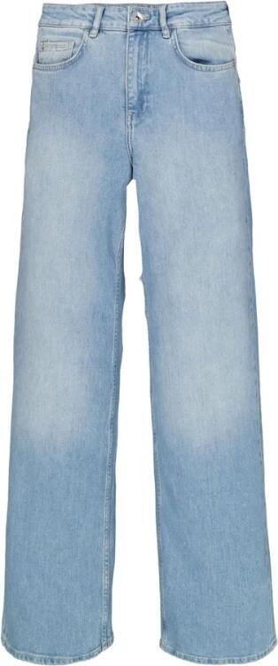 Garcia high waist wide leg jeans Raina light denim - Foto 3