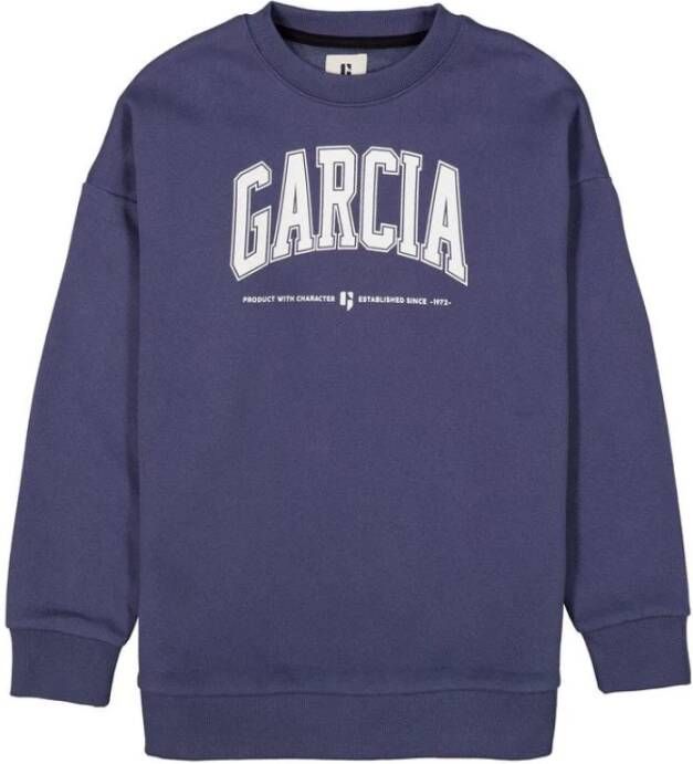Garcia Sweatshirts Paars Heren