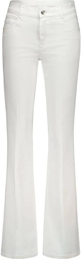 Gardeur bootcut regular waist broek wit