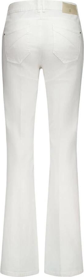 Gardeur bootcut regular waist broek wit - Foto 2