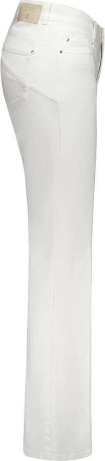 Gardeur bootcut regular waist broek wit - Foto 4
