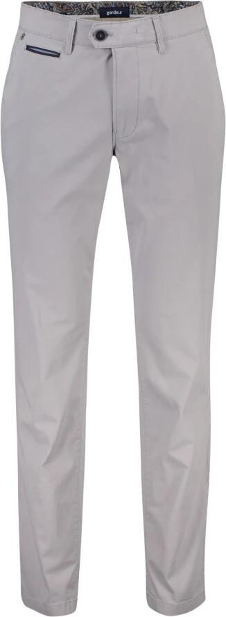 Gardeur Grijze Katoenen Broek Slim Fit Gray Heren - Foto 5