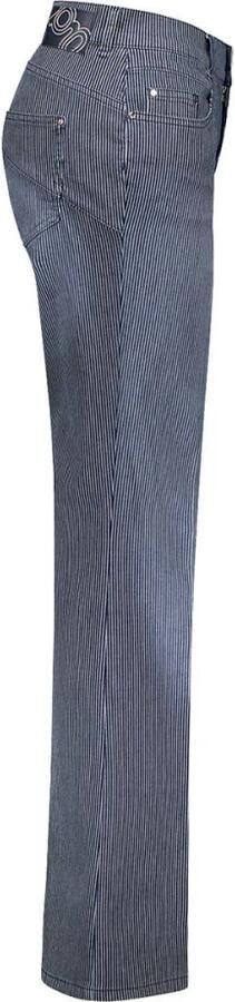 Gardeur straight regular waist broek blauw - Foto 4