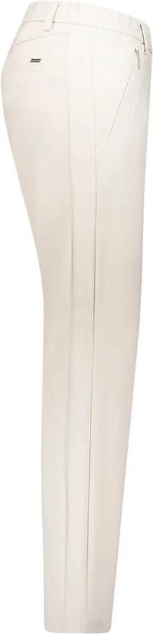 Gardeur straight regular waist pantalon ecru - Foto 3