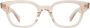 Garrett Leight Beige Crystal Brillen Naples Beige Unisex - Thumbnail 1
