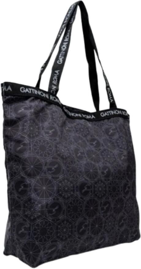 Gattinoni Stijlvolle Nylon Shopper Tas Black Dames - Foto 3