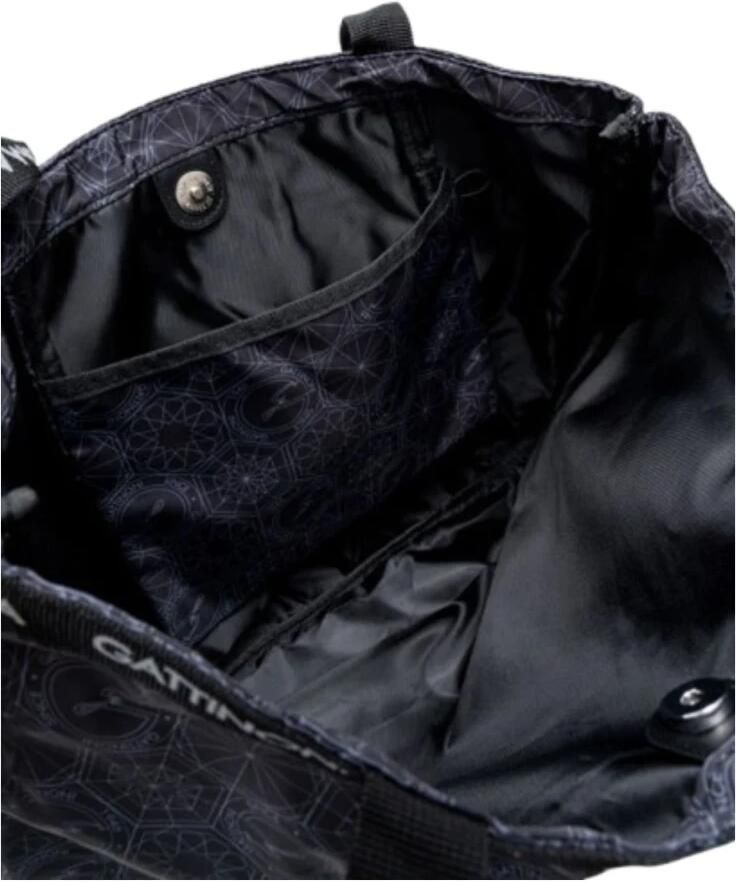 Gattinoni Stijlvolle Nylon Shopper Tas Black Dames