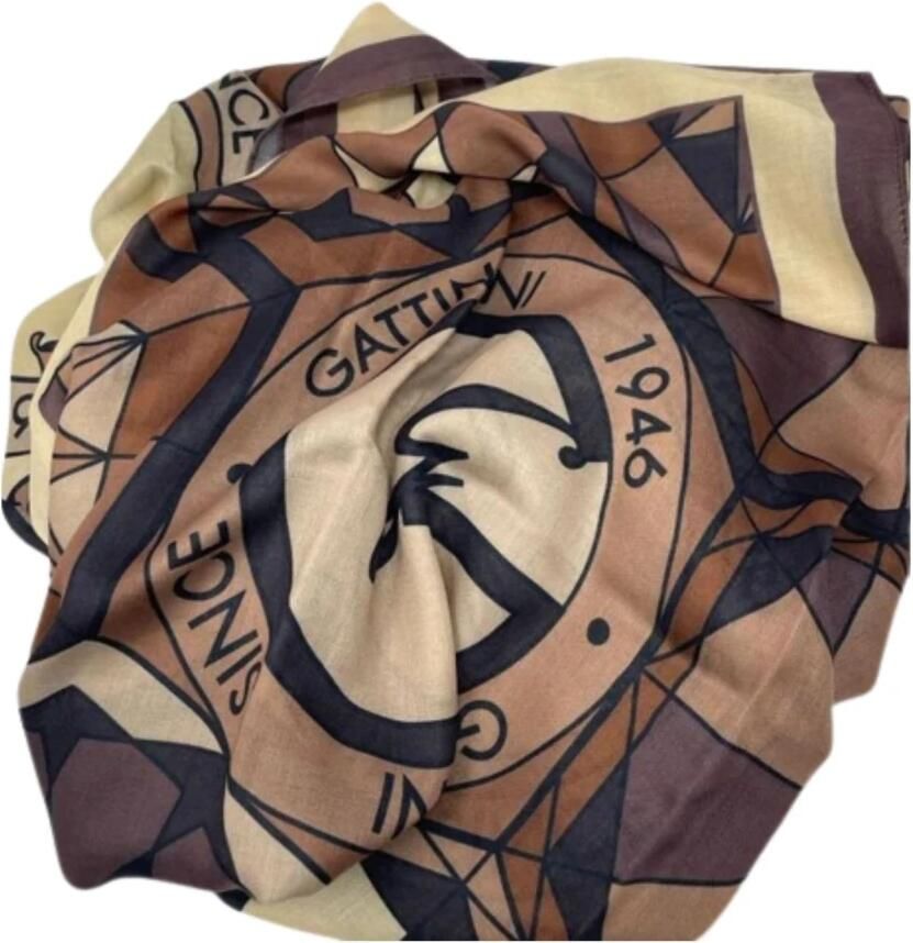 Gattinoni Teod Pashmina Polyester Sjaal Multicolor Dames