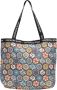 Gattinoni Teod Easy Chic Nylon Shopper Tas Multicolor Dames - Thumbnail 1