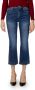 Gaudi Blauwe versleten effect jeans voor vrouwen Blue Dames - Thumbnail 2