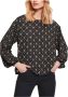 Gaudi Lange Mouw Blouse Black Dames - Thumbnail 1