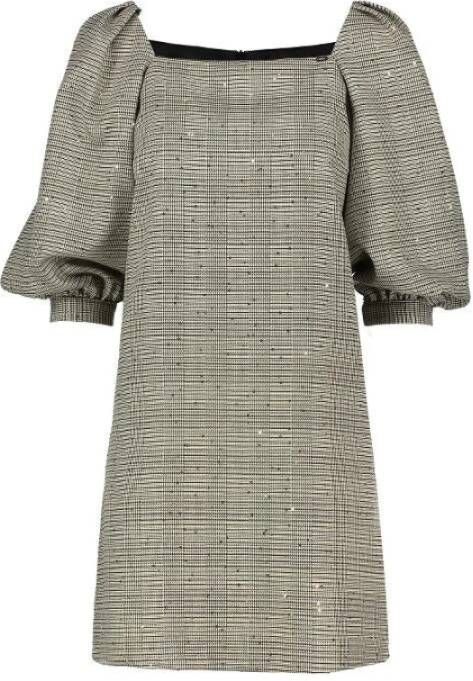 Gaudi Korte jurk met een Caroma -patroon Beige Dames