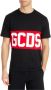 Gcds Logo Patroon T-shirt Black Heren - Thumbnail 1